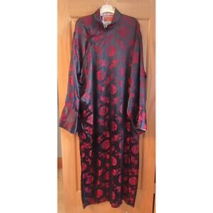 Oriental Shanghai China Kimono Stunning Red/ Black Dragon Motif XXL